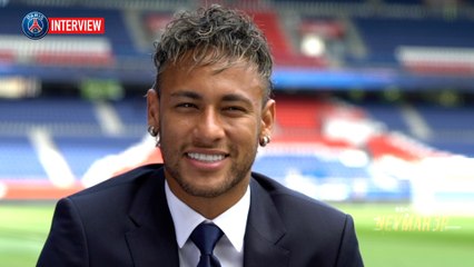 Neymar Jr's first interview in Paris