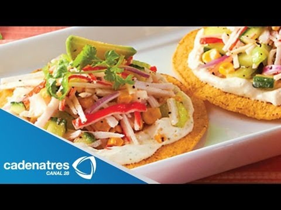Receta de Tostadas de Surimi / Cómo preparar Tostadas de Surimi