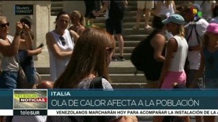 Alerta roja en 26 ciudades de Italia por ola de calor