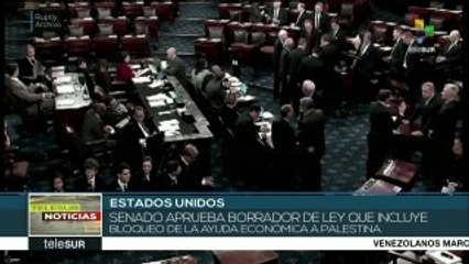 EE.UU. busca bloquear la ayuda económica para Palestina