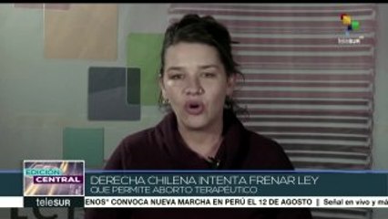 Derecha chilena intenta frenar ley que permite el aborto terapéutico
