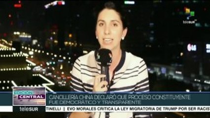 China califica proceso constituyente venezolano como democrático