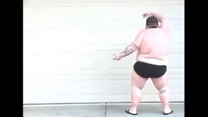 gordos engraçados dançando