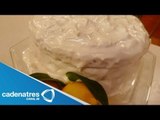 Receta para preparar pastel de limón con merengue. Receta de pastel / Postres mexicanos