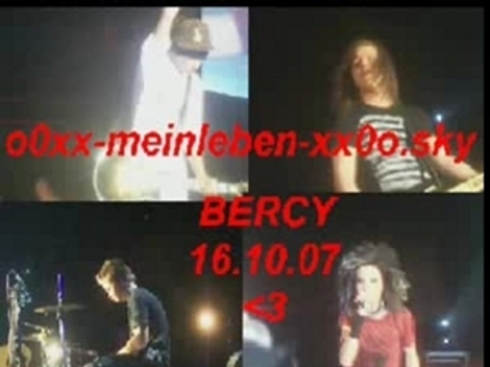 CONCERT TOKIO HOTEL 16.10.07 BERCY