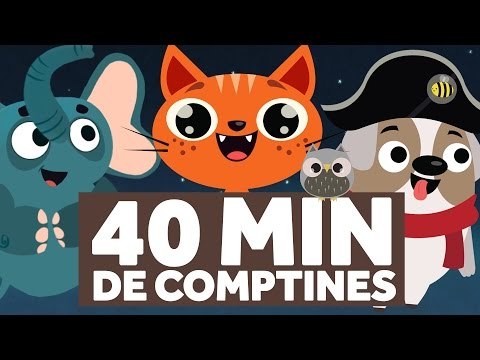 40 Minutes de Comptines pour les Enfants - Au Clair de la Lune - Le Monde des Zibous