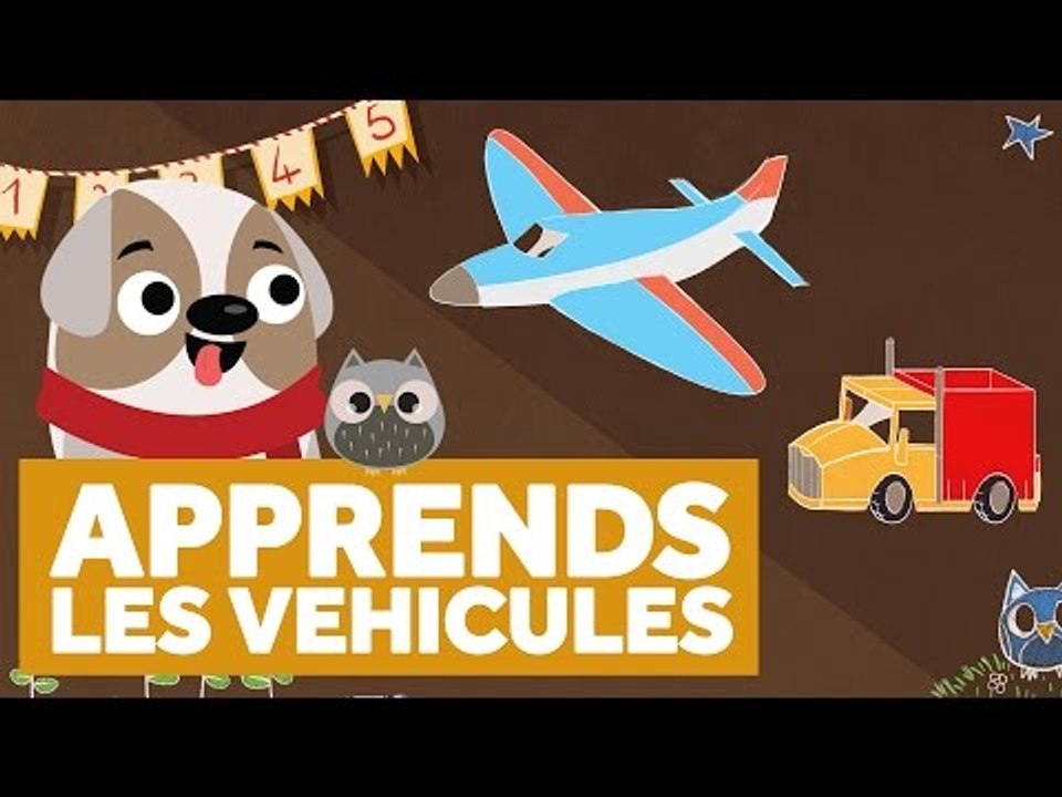 Apprendre Les Véhicules -  L'École des Zibous ! Vidéo Educative