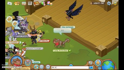 Animal Jam l Im a banana at Julian2 's den