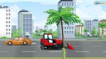 Bajki dla dzieci | Traktor z Przyczepą i Żółty Koparka - Praca z Niespodziankami | Bajka Traktor