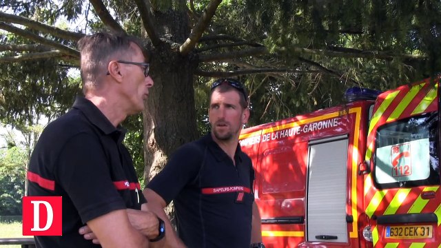 Manoeuvres des pompiers des équipes cynotechniques