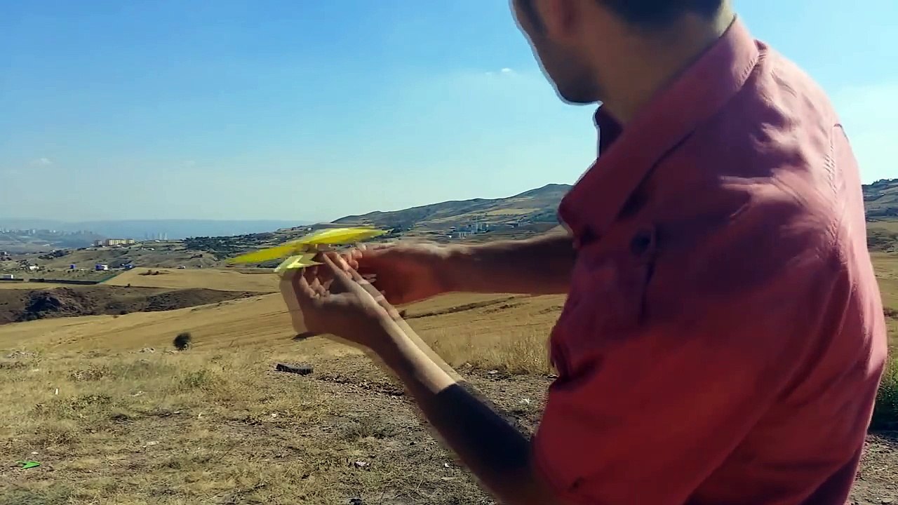Dünyanın En Hızlı Kağıt Uçağı Nasıl Yapılır Origami Uçak Yapımı Paper Flight Plane