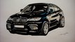 3D Art - How to draw a BMW X6 - Speed Drawing (Rui Gouveia)