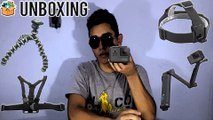 UNBOXING ACESSÓRIOS GO PRO HERO 5 BLACK PT-BR :)