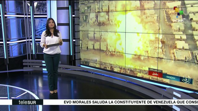 Siria: mueren 20 personas en bombardeos realizados en Raqqa