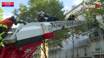 Paris : les pompiers sauvent dix personnes d'un incendie