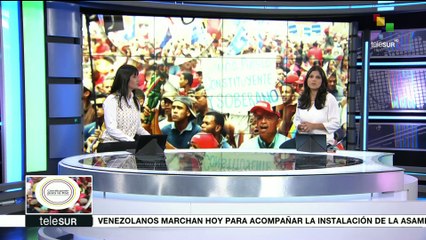 Caracas: entusiasmo popular por instalación de la ANC