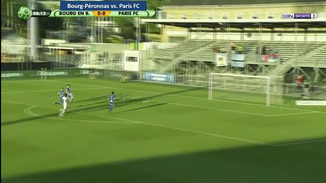 0-1 Saifeddine Alami Bazza Goal - Bourg-Péronnas 0-1 Paris FC - 04.08.2017