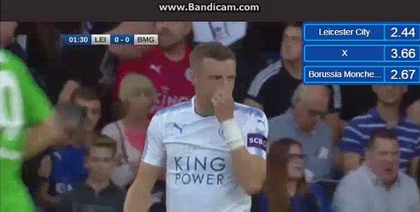 Jaime Vardy Big Chance - Leicester City 0-0 Borussia Monchengladbach  - 04.08.2017