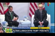 Filtran llamada entre Donald Trump y Enrique Peña Nieto