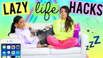DIY Life Hacks EVERY Lazy Girl NEEDS to Know! Life Hacks for Lazy People! By Niki and Gabi