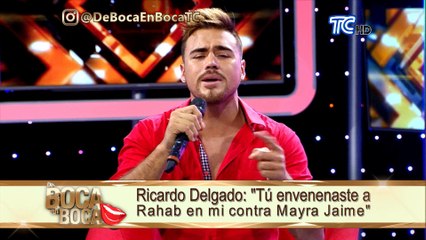 Ricardo Delgado arremetió en contra de Mayra Jaime