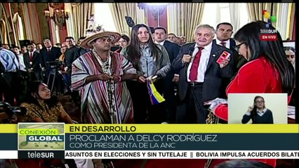 Venezuela: Delcy Rodriguez, presidenta de la Constituyente