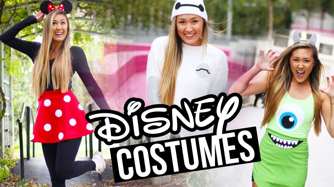 DIY DISNEY-PIXAR HALLOWEEN COSTUMES- Baymax, Minnie & Monsters Inc.! By LaurDIY