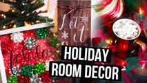 DIY Holiday Room Decor Ideas & Christmas Makeover! By LaurDIY