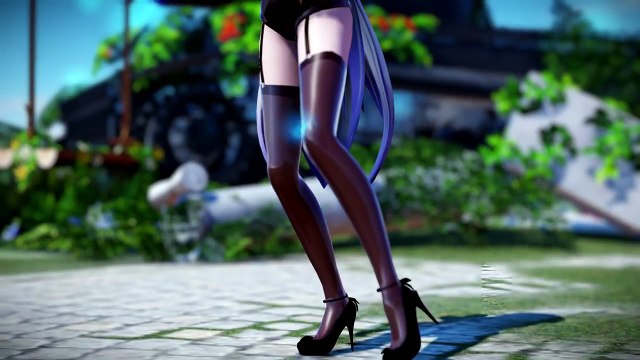 MMD 「Cyber Thunder Cider」HAKU ハク 60fps