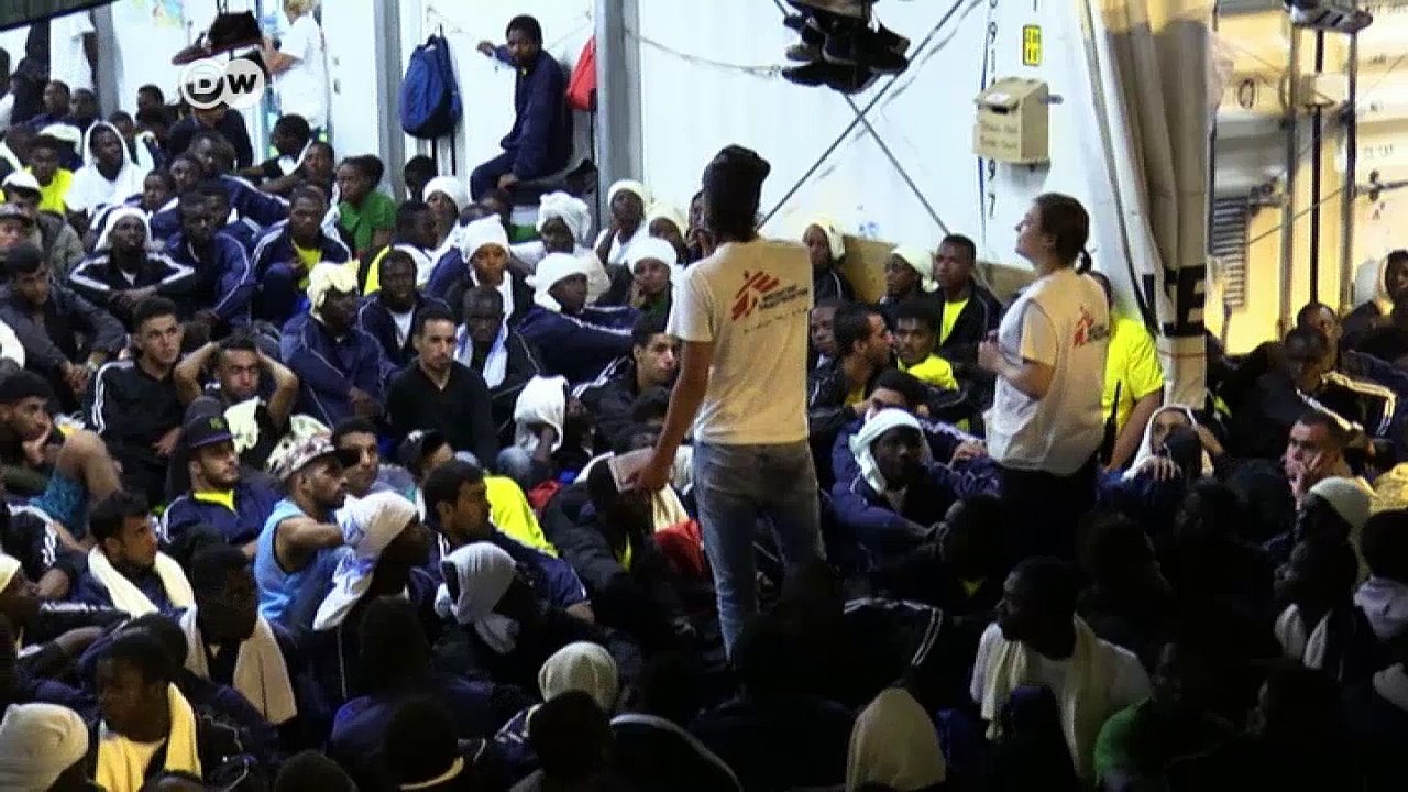 Auf See mit 'Ärzte ohne Grenzen'-Rettern | DW Deutsch