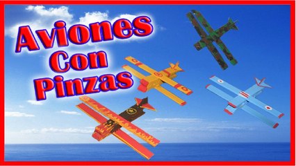 Aviones Echos Con Pinzas Para Tender Ropa Manualidades Faciles