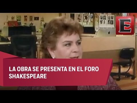 Beatriz Moreno y la obra de teatro Los Negros Pájaros del Adiós