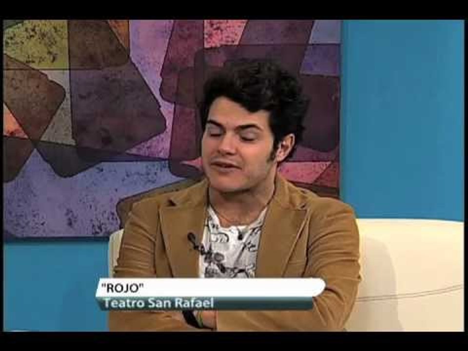 Entrevista a Alfonso Dosal, protagonista de la obra de teatro 'Rojo'