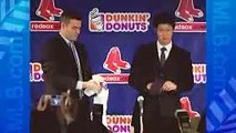 2008 Red Sox: Junichi Tazawa is introduced as the newest member of the Boston Red Sox