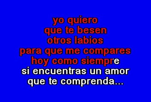 Jose Alfredo Jimenez - La Media Vuelta (Karaoke)