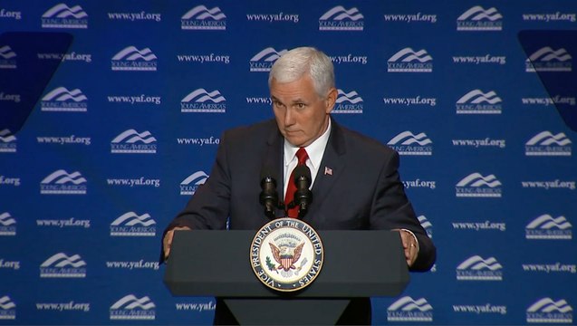 Pence pledges that he and Trump will fight every day to end the 'Obamacare nightmare'