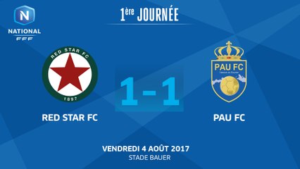 J1 : Redstar FC - Pau FC (1-1), le résumé