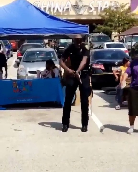 NYPD Officer Despacito dance