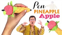 Manzana Bricolaje gracioso bolígrafo piña Escuela suministros Ppap