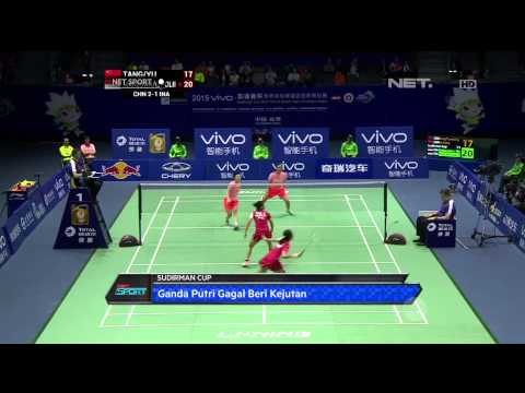 NET Sport - Kandas dari China, Indonesia Gagal Melaju ke Final Sudirman Cup 2015