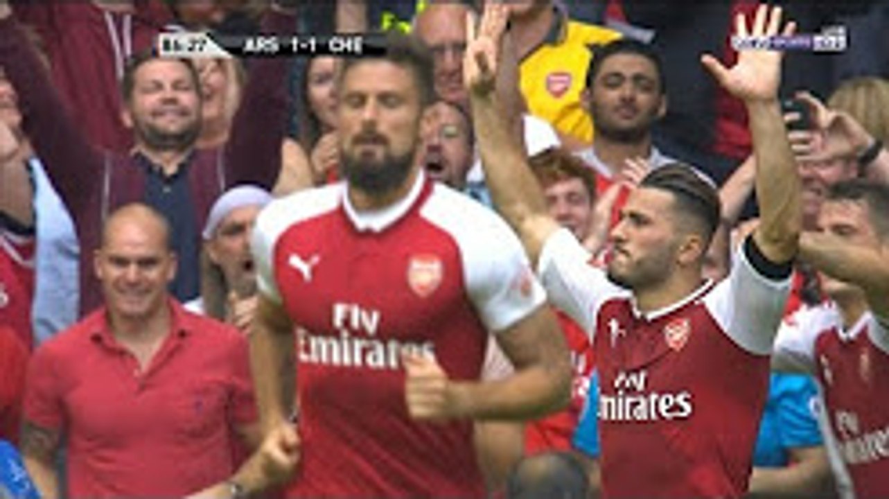 Arsenal vs Chelsea 1-1 All Goals & Highlights 06-08-2017 HD