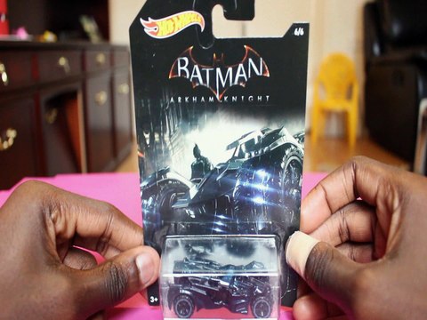 HOT WHEELS BATMAN ARKHAM KNIGHT BATMOBILE 3+ DC COMICS JUSTICE LEAGUE FIGURE REVIEW + UNBOXING Toys