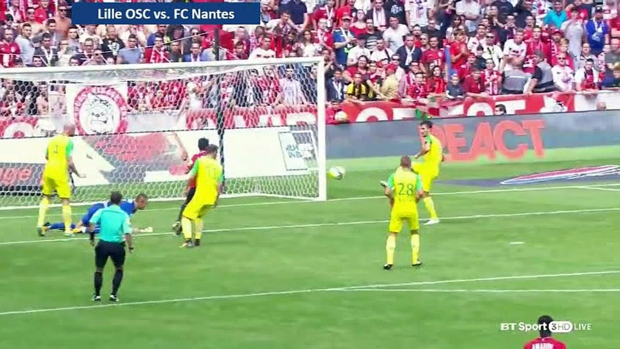 Lille OSC 3 - 0 FC Nantes - Le résumé du match 06.08.2017 (HD)