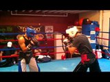 Boxing Prospect Andy Ruiz Sparring