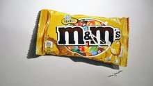 3D Art - How to draw a m & m's bag - Speed Drawing by Rui Gouveia