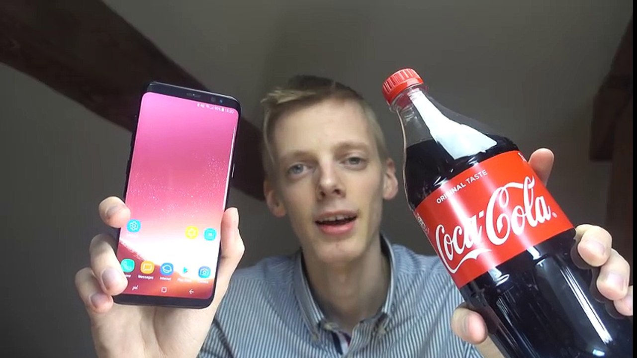 Samsung Galaxy S8 Coca-Cola - Test