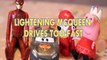 LIGHTENING MCQUEEN DRIVES TOO FAST THE FLASH CARS 3 MARSHALL MARCUS PEPPA PIG Toys BABY Videos, DISNEY PIXAR, JUSTICE LE
