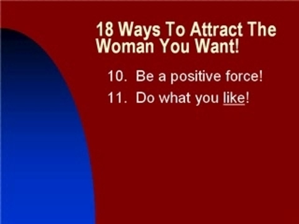 How To Attract Women - What Do WOMEN Want?