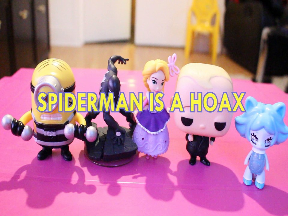 SPIDERMAN IS A HOAX MINIONS PRINCESS RAPUNZEL BOSS BABY LAVOONIA THE GLIMMIES TANGLED Toys BABY Videos, MARVEL , DESPICA
