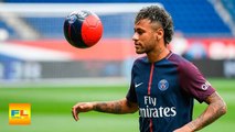 Neymar First Training in Paris Saint-Germain with Dani Alves, Lucas, Thiago Silva